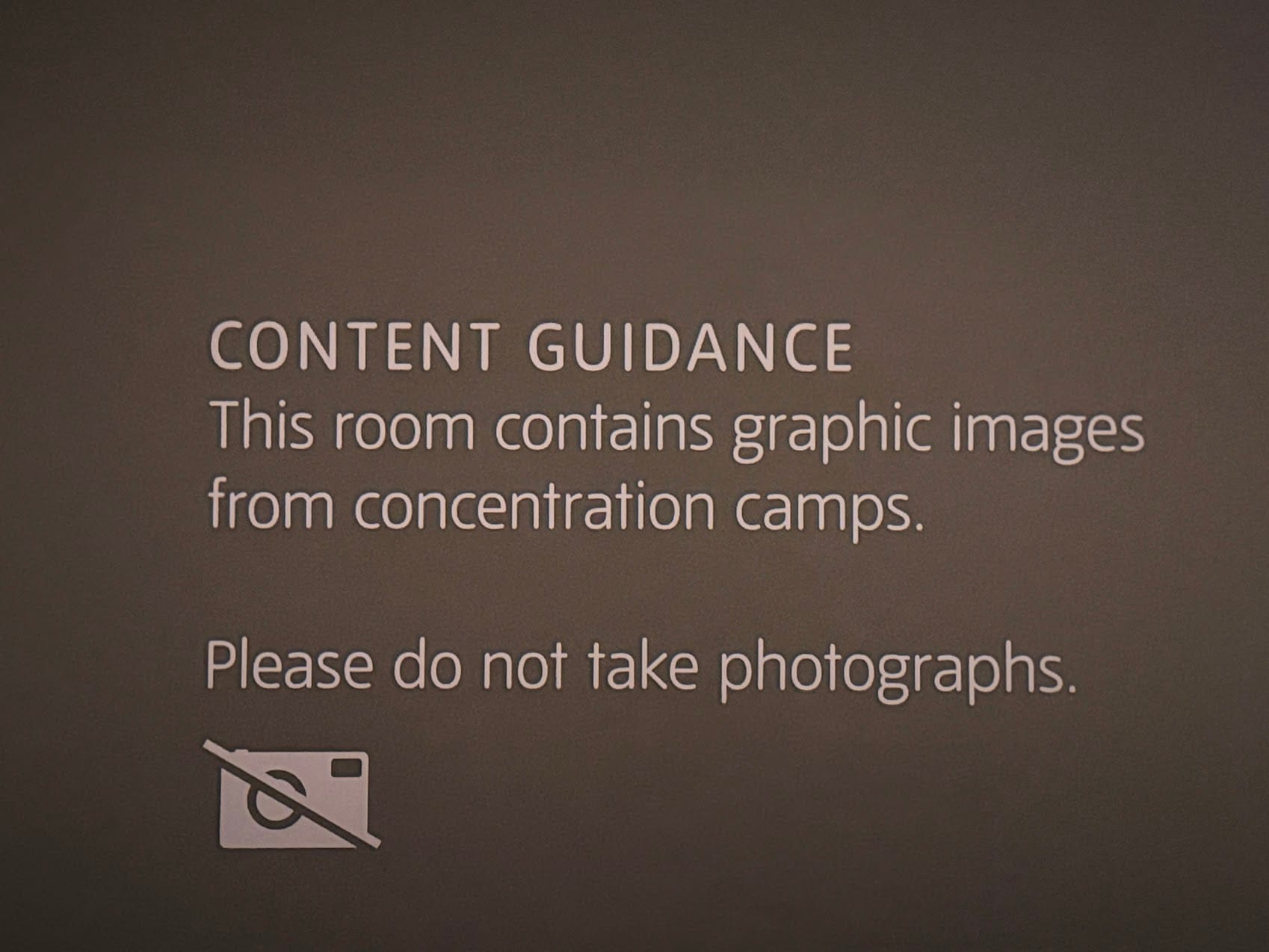 Content Warning Display 